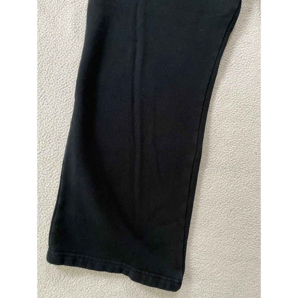 Lauren Ralph Lauren Womens 2X Pants Black Knit Cotton Blend Fleece Pockets - Picture 7 of 14